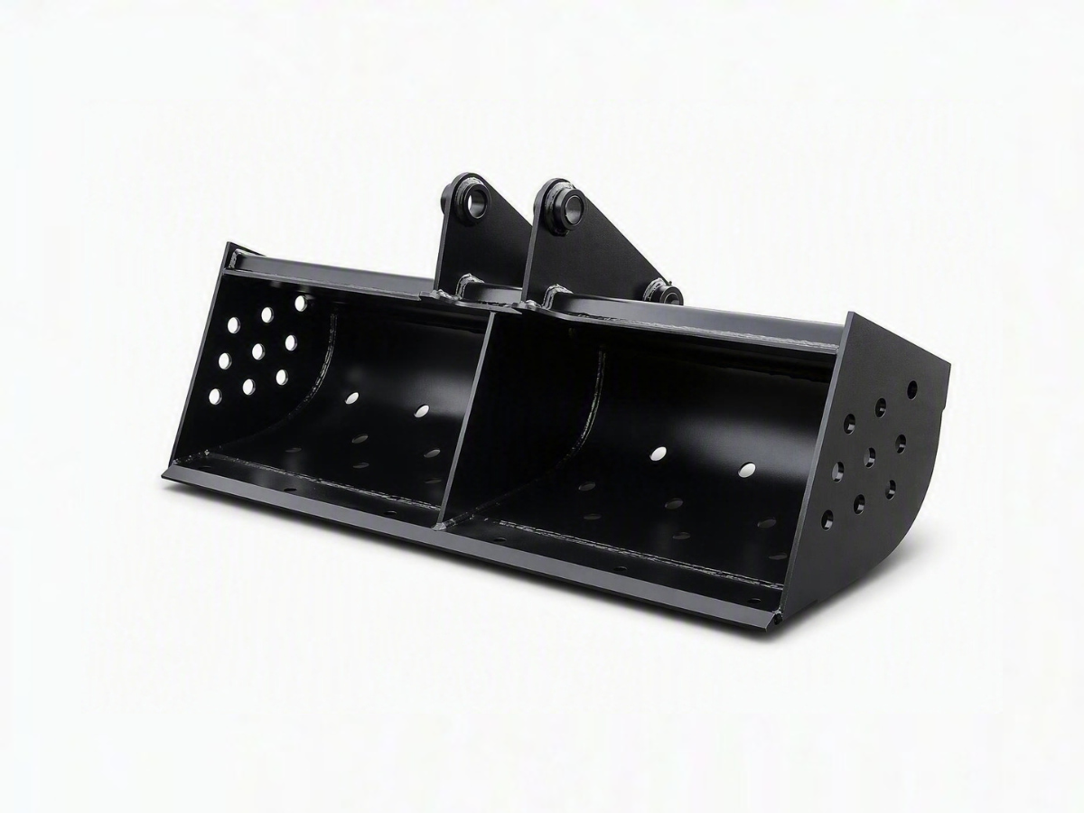 An image showing the front view of JCB Ditching Bucket with B-O-T - 1524mm/60" (Part 980/A1780)